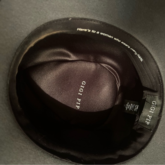 GIGI PIP Dakota Triangle Hat EUC size XL or size 61. Has adjustable band. - Picture 6 of 6